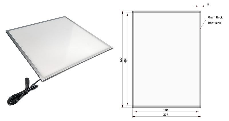 LED panel light